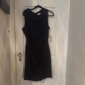 Chic navy blue Midi Dress